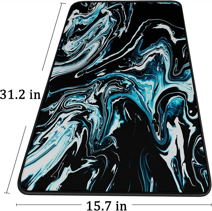 Gaming Mouse Pad with Stitched Edges, Durable Non-Slip Natural Rubber Base - Image 6