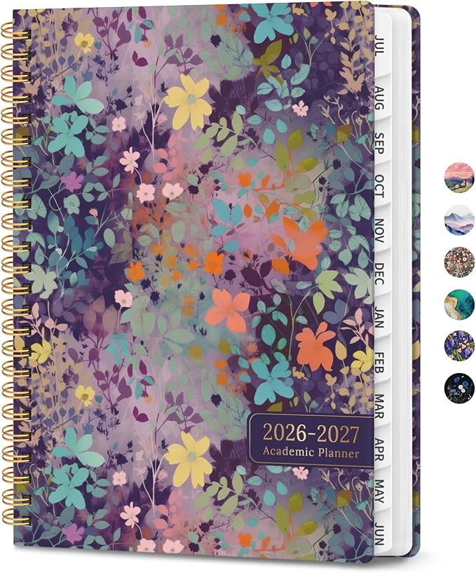 Planner 2026-2027, Monthly and Weekly Academic Planner July 2026 by Zotia