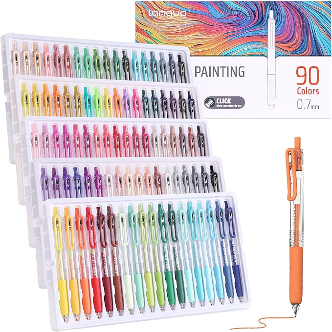 languo Retractable Acrylic Gel Pens by languo