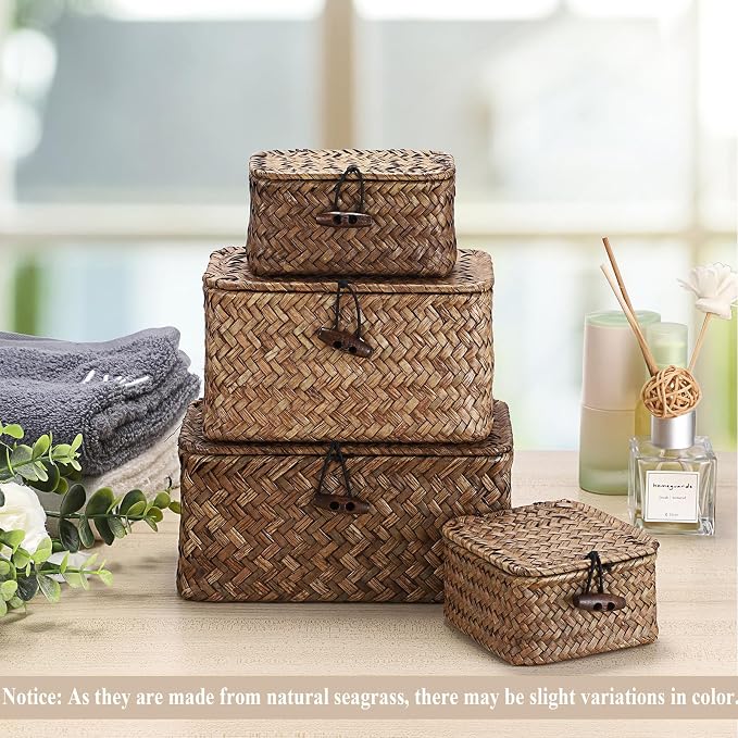 Hipiwe Seagrass Basket Key Holder Box - Image 8