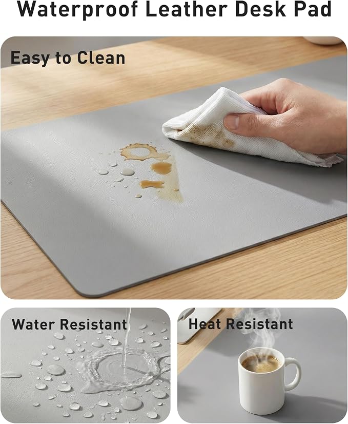 Aothia Faux Leather Desk Mat - Image 7