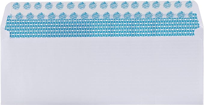 Aimoh 250 Custom Printed #10 Security Self Seal Envelopes -Personalized - Image 4