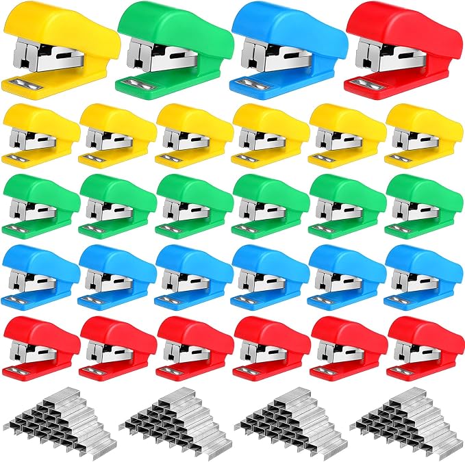 Fainne 75 Pcs Mini Stapler Bulk by Fainne