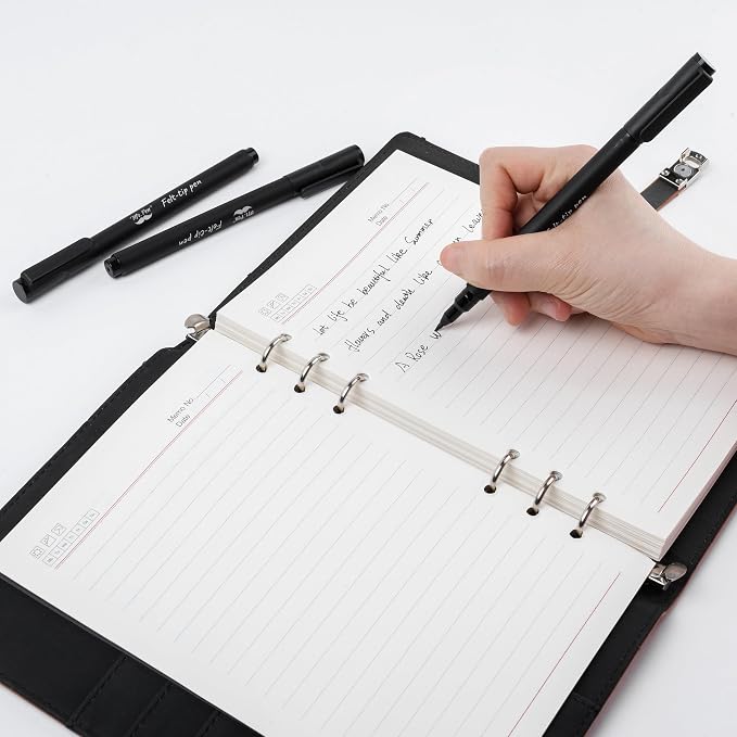 Mr. Pen- Black Felt Tip Pens, Fine Point, 6 Pack, Fast Drying, No Smear | Bible - Image 6