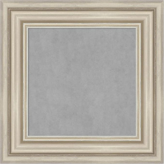 Amanti Art Silver Framed Magnetic Board 18x18 X-Small Vision Board by AmantiArt