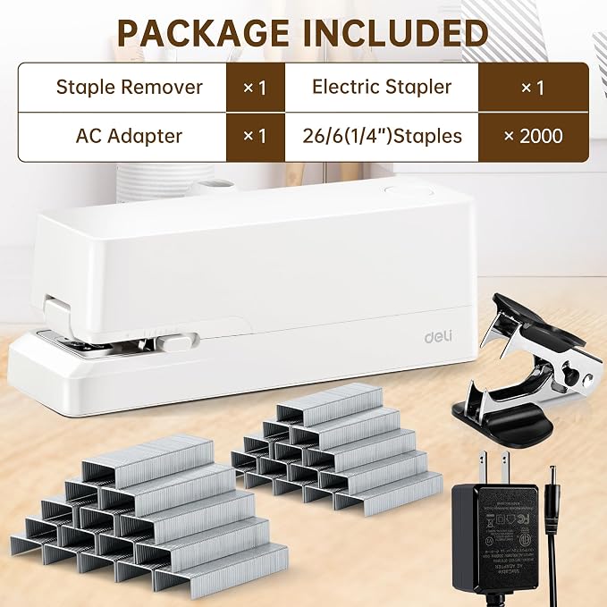 Deli Electric Stapler, Automatic Staplers - Image 7