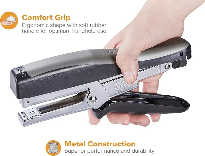 Bostitch Office Standard 20 Sheet Plier, No-Jam Technology, EZ Squeeze Lever - Image 3