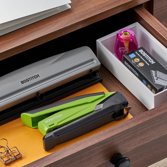 Bostitch Office InPower Spring-Powered Desktop Stapler, 20 Sheet Capacity - Image 8