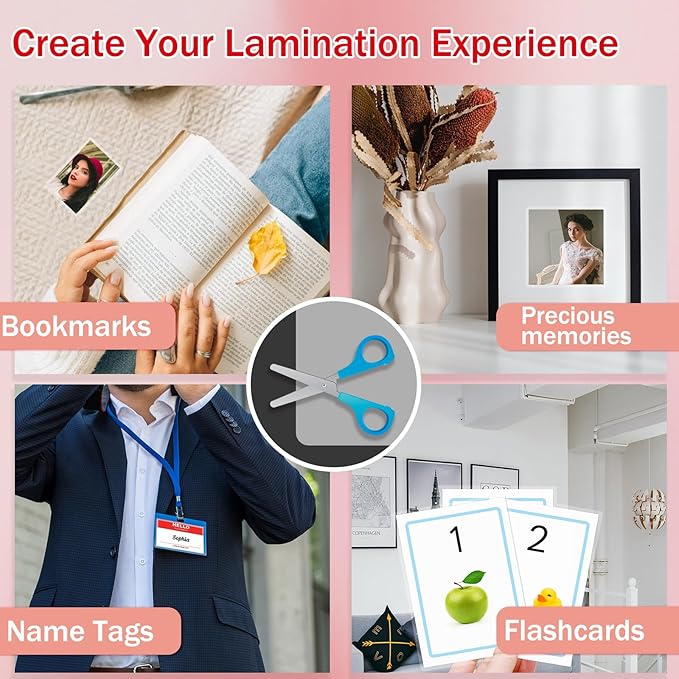 100Pack Legal Size Laminating Sheets 4 Mil Thermal Laminate Pouches for Extra Protection Clear Laminator Sheet, 9x14.5inches-DeskLoop Office