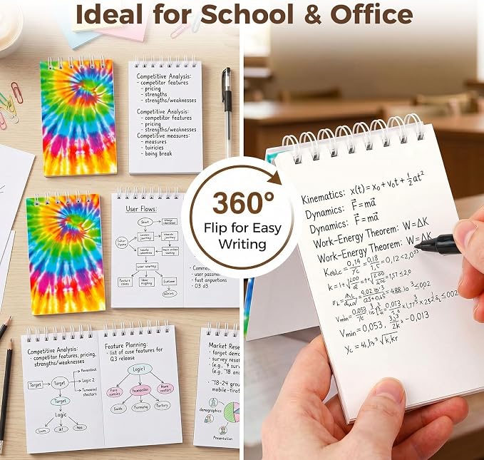 Koogel 24PCS Small Spiral Notebook, Blank Mini Pocket Journal Notebook - Image 6