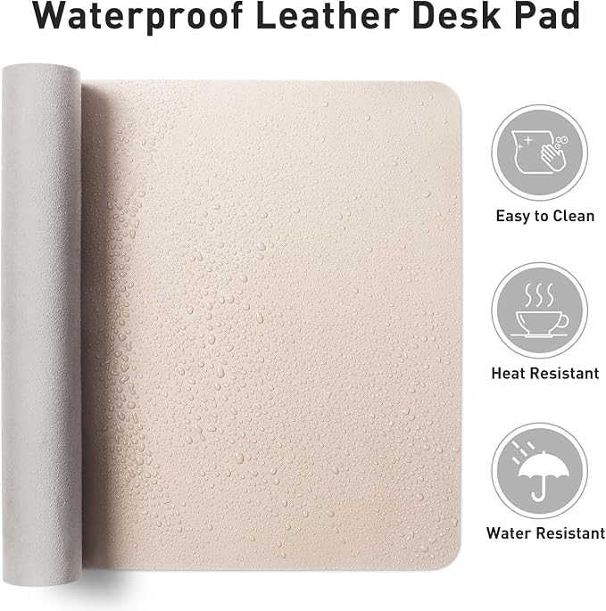 Aothia Faux Leather Desk Mat - Image 7