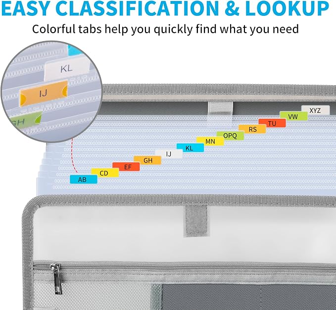 Andyer Accordion File Organizer - Image 8