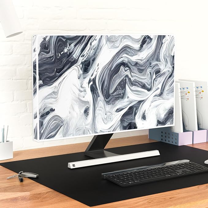 Baocicco Abstract Gray Marble Waterproof 32 Inch Anti-Static Dustproof - Image 6