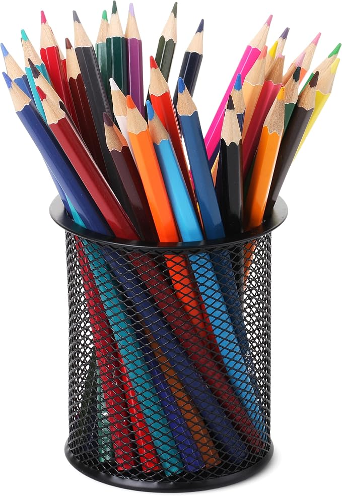 Mr. Pen- Mesh Pen Holder, Pen Holder, Pencil Cup Holder | Black Pen Holder - Image 6
