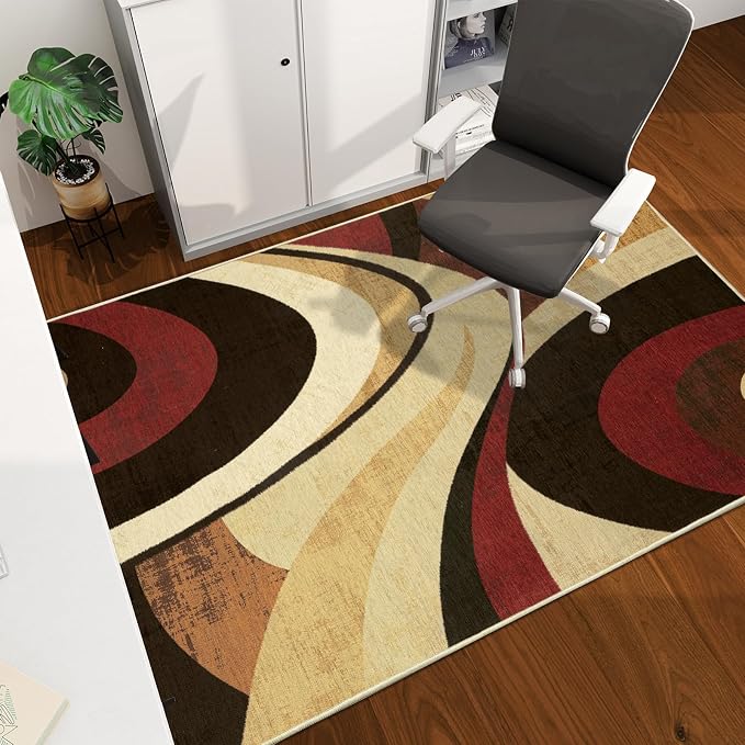 Office Chair Mat for Hardwood Floor, Machine Wash by CHAKME