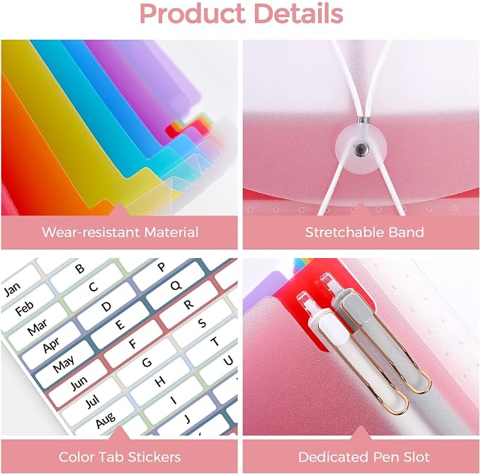 SKYDUE Accordion File Organizer - Image 7