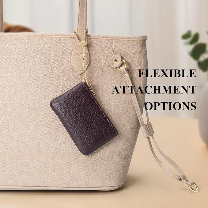 Full Grain Leather Coin Purse - Image 7