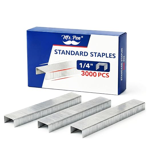 Mr. Pen- Staples for Stapler, 3000 Staples Standard, 1/4 inch | 35 Sheet by MrPen