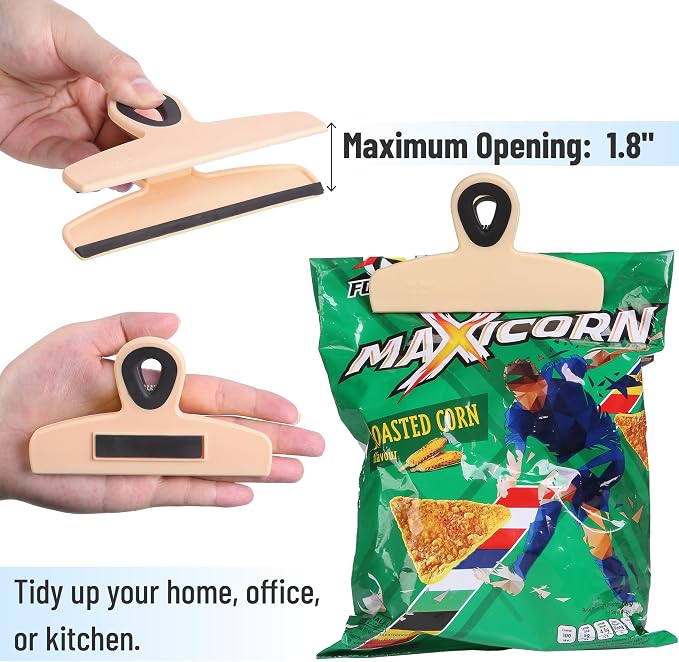 Mr. Pen- Magnetic Bag Clips, 4 Pack, Durable Plastic - Image 6