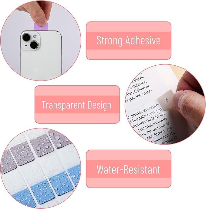 Mr. Pen- Sticky Index Tabs, 240 Pcs, Colorful Sticky Tabs for Notebooks, Page Markers, Page Tabs for Binders, Page Tabs Sticky Tabs for Books, Notebook Tabs, Book Sticky Tabs for Notebooks-DeskLoop Office