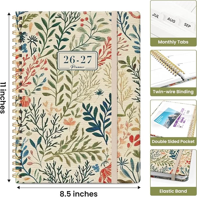 Planner 2026-2027, Academic Year Weekly and Monthly Calender Planner, from Jul - Image 4