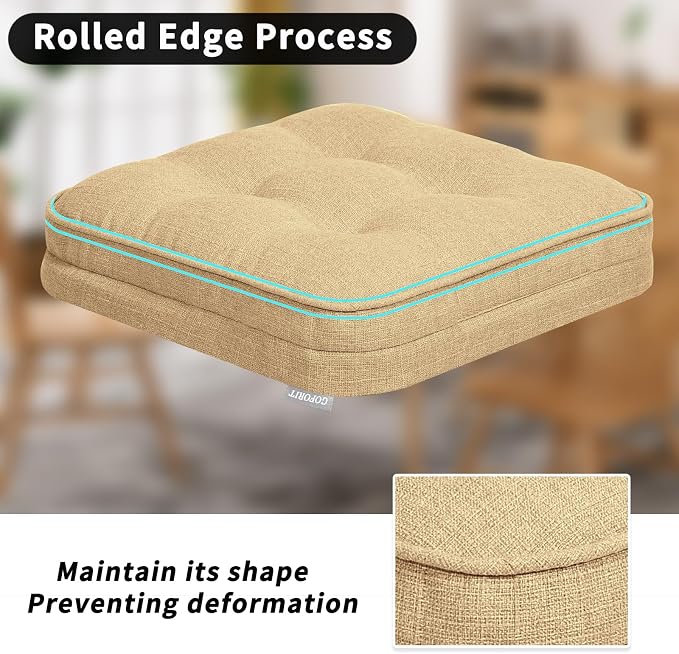 GOFORIT Memory Foam Cushion，Square Seat Cushions - Image 5
