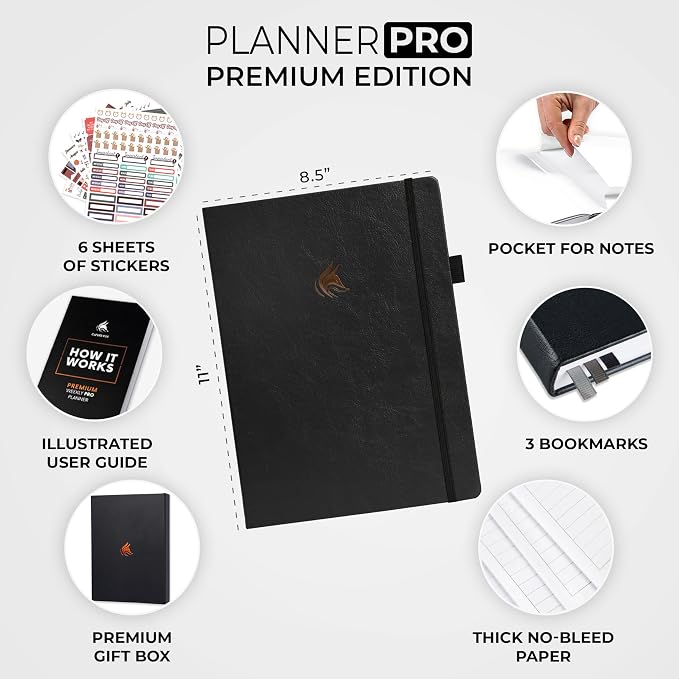 Clever Fox Planner Pro Premium – Luxurious Weekly & Monthly Planner - Image 2