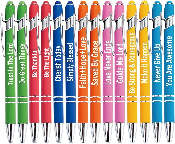PASISIBICK 14 Pieces Motivational Inspirational Quotes Snarky Screen Touch - Image 5