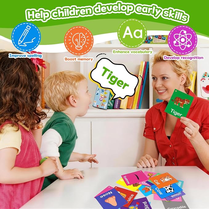 Toddler Learning Flash Cards, Sight Words, Baby Cognitive Flashcards - Image 5