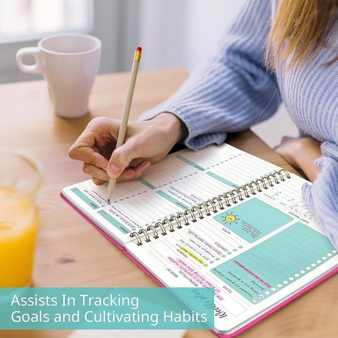 Taja Undated Weekly Planner, Weekly To Do List Notebook - Image 4