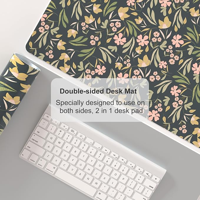 Colorful Star Large Mouse Pad, PU Leather Waterproof Desk Mat, Computer Gaming - Image 4