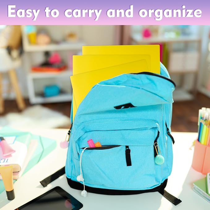 pmybupo Plastic 2-Pocket Folders, 8.5x11 Document Folders - Image 5