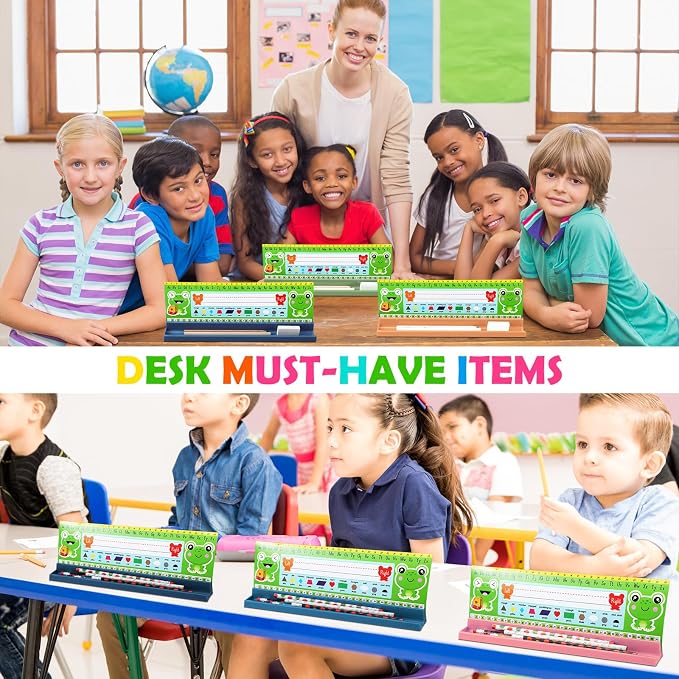 Jetec 24 Pcs Classroom Desk Name Plates Holder Index Cards Storage Classroom - Image 5