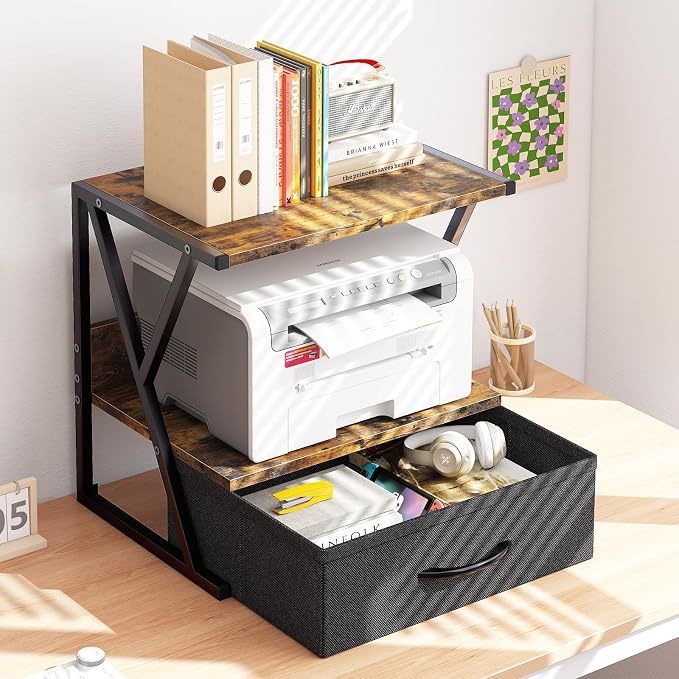 aboxoo Printer Stand for Desk - Image 4