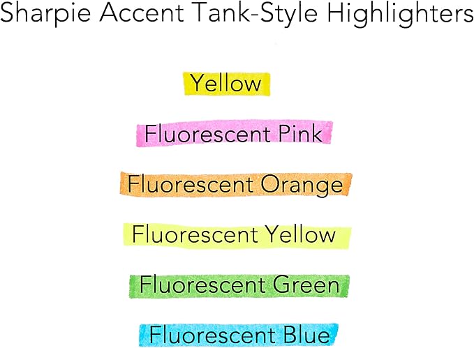 SHARPIE Tank Style Highlighters, Chisel Tip, Fluorescent Green, Box of 12 - Image 4