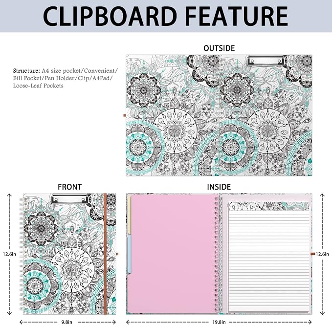 Rimilak Spiral Clipboard Folio - Image 2