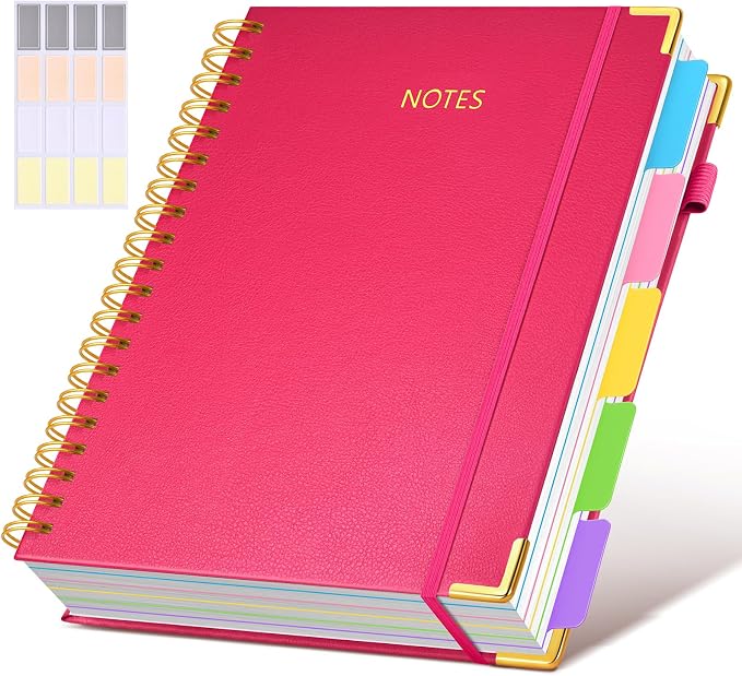 Hardcover Spiral Notebook 8.5"x11" Journal by dilitego