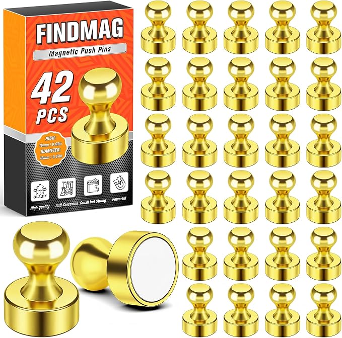 FINDMAG Fridge Magnets, Heavy Duty Aesthetic Refrigerator Magnets, Strong Small by FINDMAG