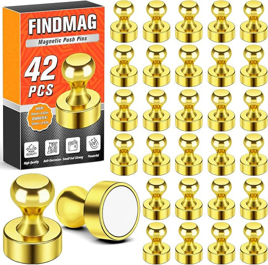 FINDMAG Fridge Magnets, Heavy Duty Aesthetic Refrigerator Magnets, Strong Small by FINDMAG