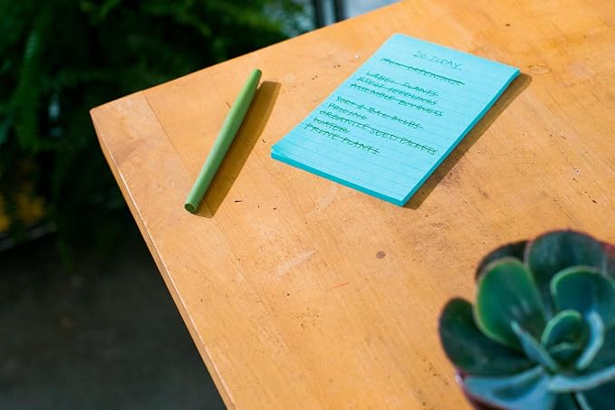 Post-it Notes, 4 in x 6 in, 5 Lined Sticky Note Pads, 100 Sheets per Pad - Image 3