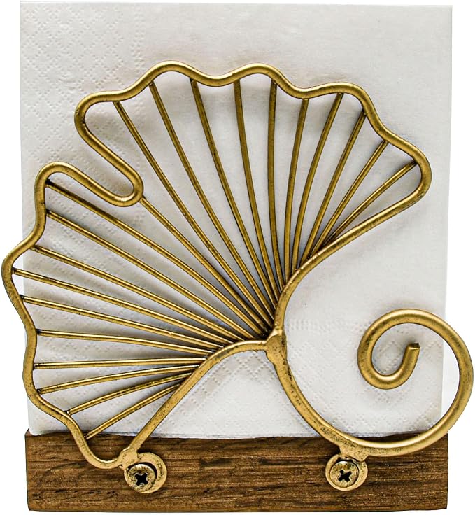 Leaves Vertical Napkin Holder, Contemporary Disposable Paper Hand Tower Storage by Owlgift