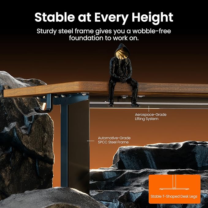 ErGear Height Adjustable Electric Standing Desk, 40 x 24 Inches Sit Stand up - Image 5