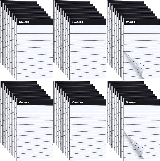 Oleitodh 3x5 Notepads – 48 Pack White Memo Pads Small Writing Pads - Image 9
