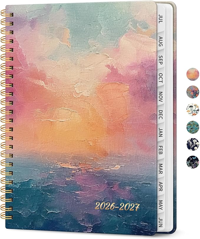 Planner 2026-2027, Academic Year Weekly and Monthly Calender Planner, from Jul by Taja