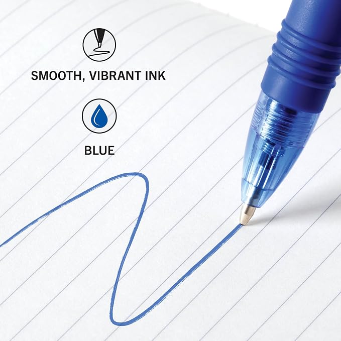 Zebra Pen Z-Grip Retractable Ballpoint Pen, Smooth-Flowing Blue Ink, 1.0mm - Image 5