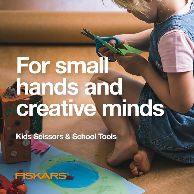 Fiskars 5" Blunt-Tip Scissors for Kids Ages 4-7 - Image 8