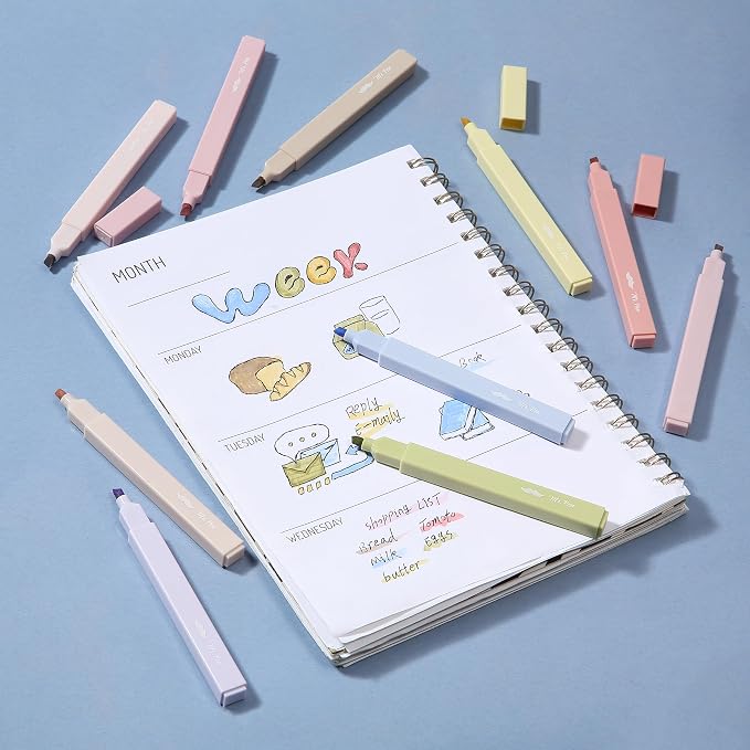 Mr. Pen- Aesthetic Highlighters No Bleed, 10 Pack, Cute Highlighters Assorted - Image 8