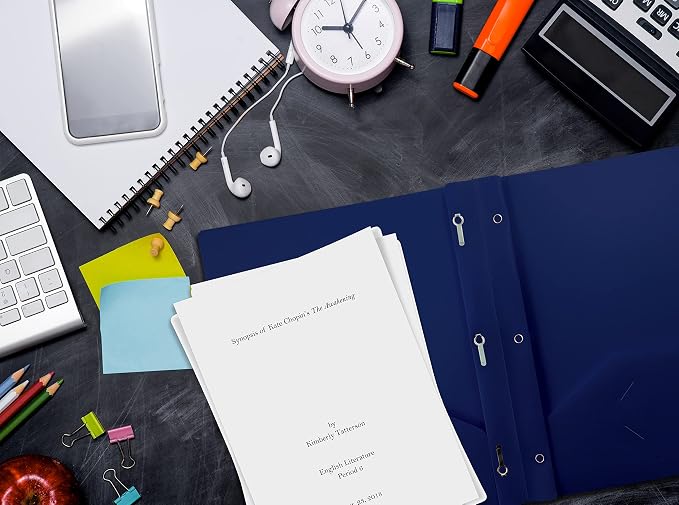 Better Office Products Navy Blue Folders - Image 4