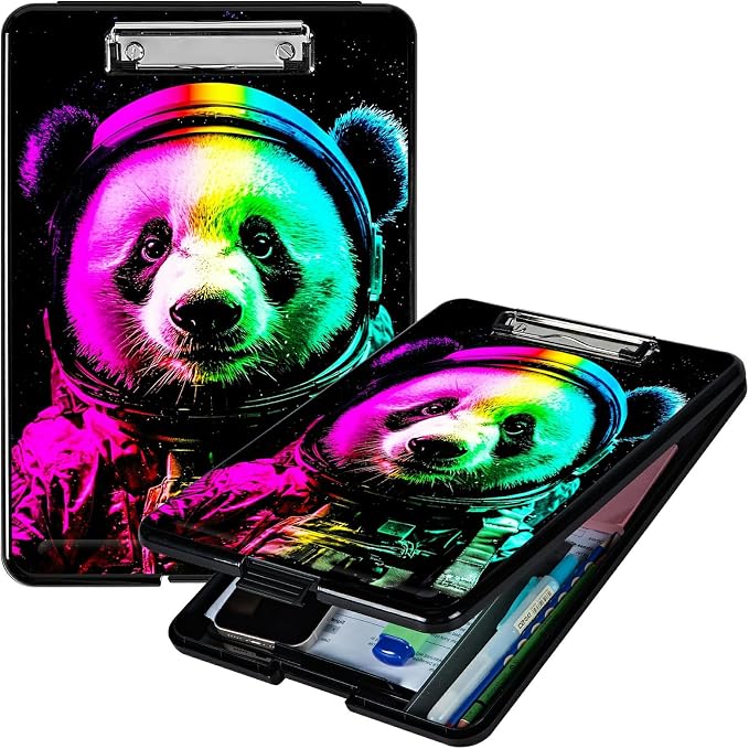 Planet Panda A4 Clipboard with Storage Pen Holder, Clipboards Organizer Nursing by Unknown