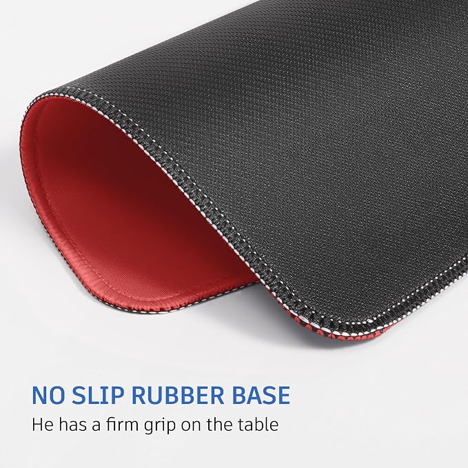 Orange Mouse Pad, 10.2 x 8.2 Inch, 3mm Thick, Ultra-Smooth - Image 4